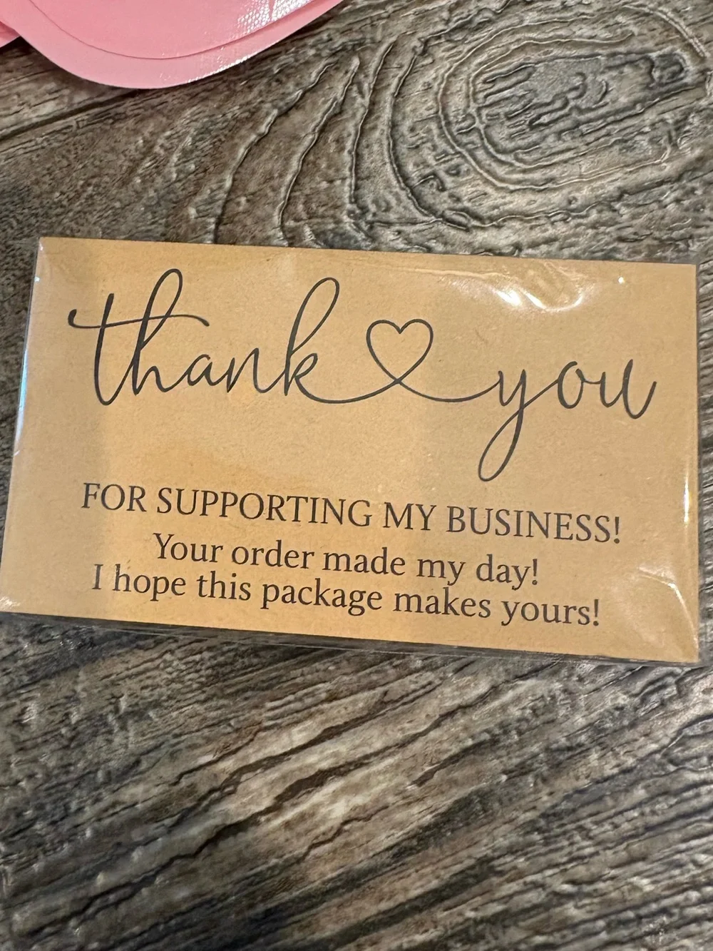 50 Pc Shipping Bundle 106x9 Poly Mailers, 10 Heart Baggies, 30 Thank You Cards